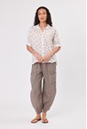 PUGLIA SPRIG SHIRT - choc flowr